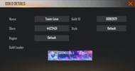 Sooneeta's guild details (Image via Garena)